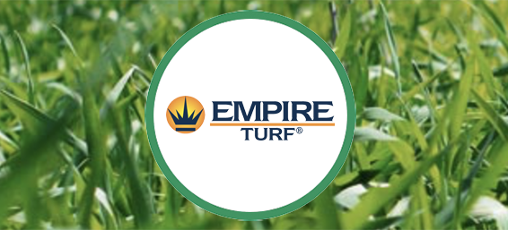 Empire logo on photo of grass