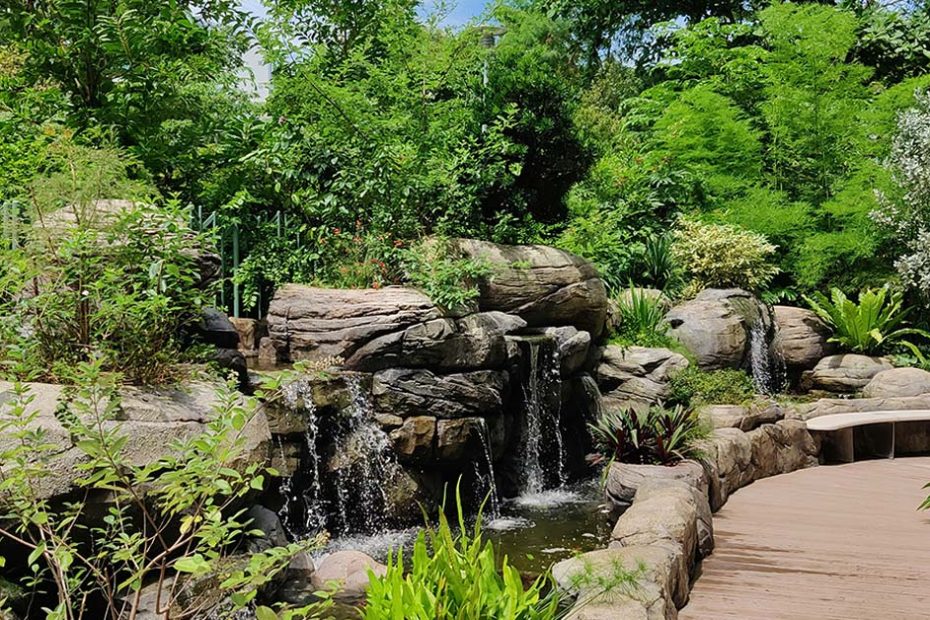 verdant landscaping
